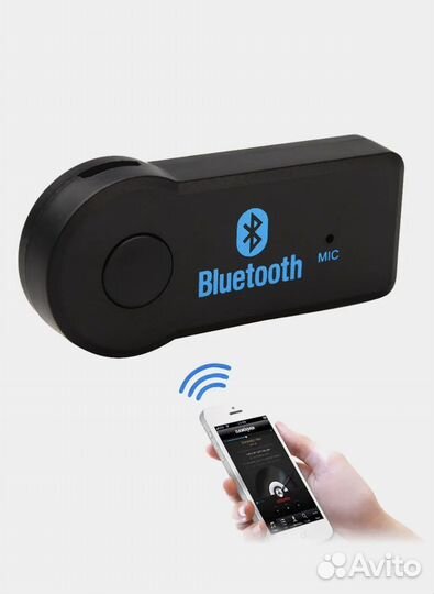 Bluetooth аудио-ресивер AUX W10-350, чёрный