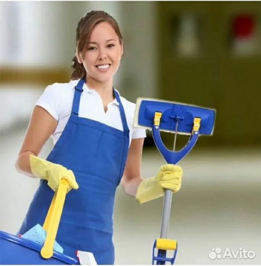 Уборка в продуктовый магазин на 4 часа