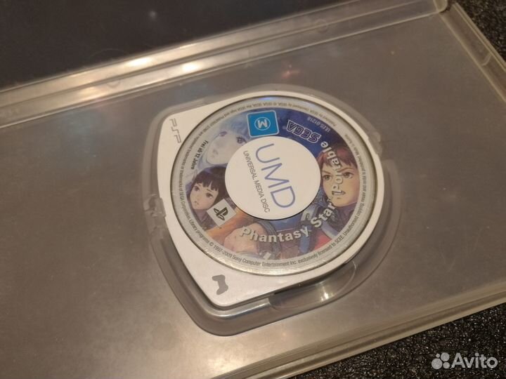 UMD PSP-диск Phantasy Star Portable