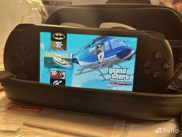 Sony PSP-E1008 Black 64 Gb(big pack,3102 игр)