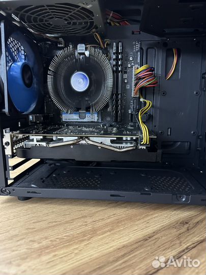 Игровой пк i3 10100f/RX580/ssd 1000gb nvme m2