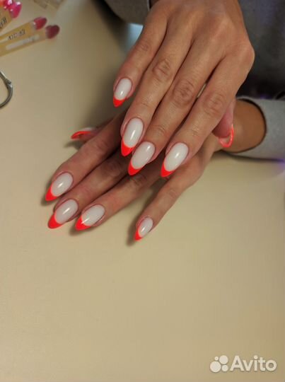 Маникюр, гель лак, наращивание