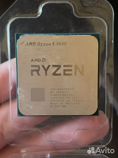 Процессор AMD Ryzen 5 3600 6/12