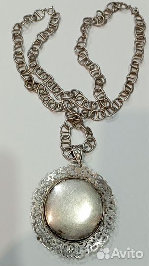 Старинное колье серебро Европа