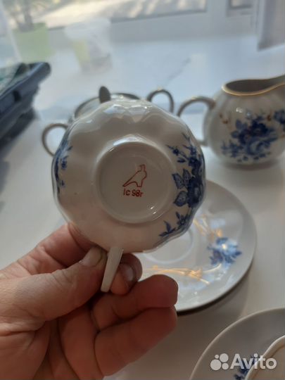 Костяной чайный сервиз