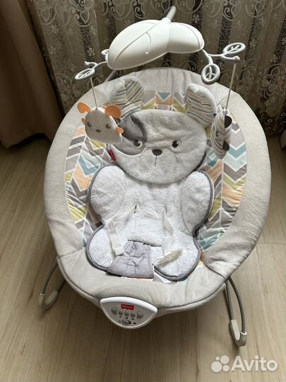 Шезлонг детский fisher price