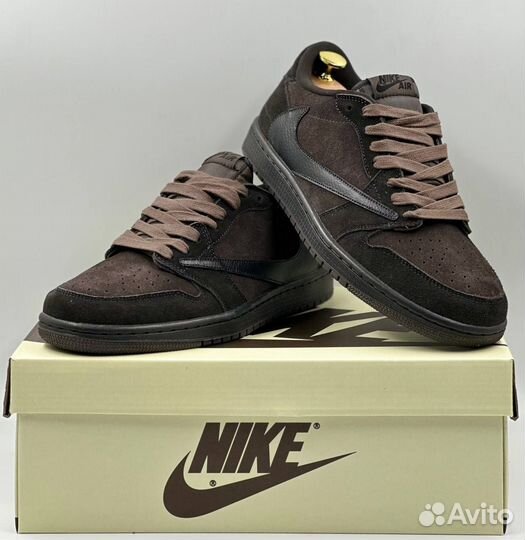 Кроссовки Nike Air Jordan 1 Brown