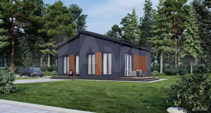 Дом 90 м² на участке 10 сот.