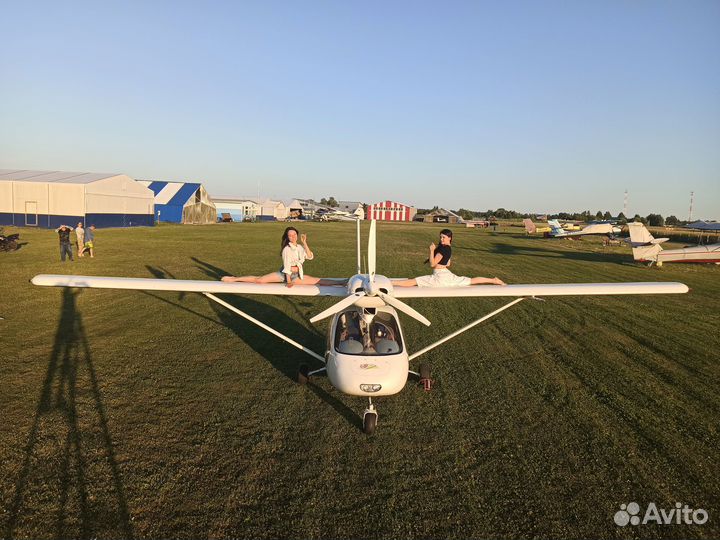 Полёт для одного на легкомоторном самолёте