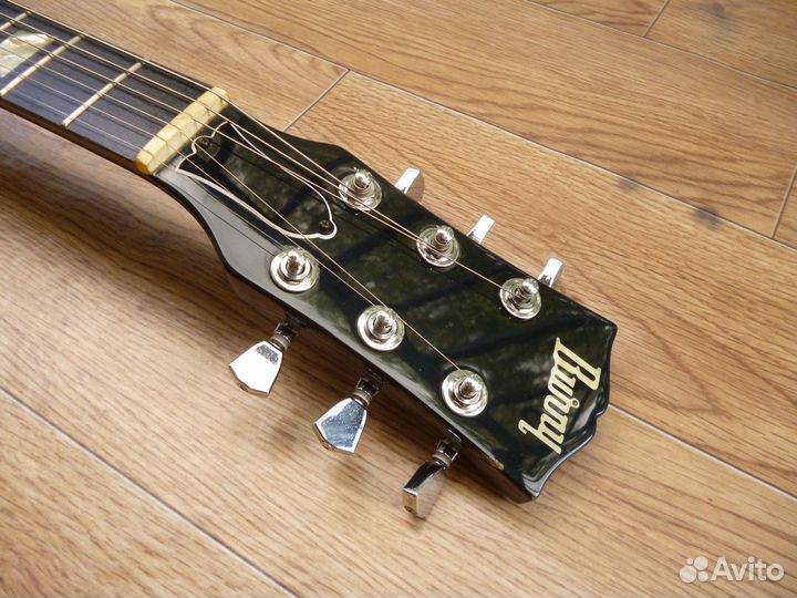 Burny LG-75JP Joe Perry Trans Black