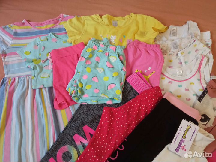 Одежда для девочки 5-6 лет. пакетом