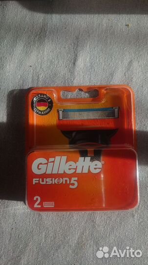 Лезвия Gillette Fusion 5 новые, 2 шт
