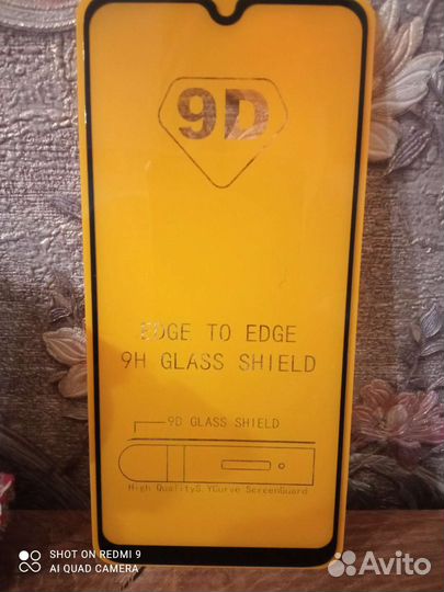 Защитное стекло на Xiaomi Mi A3 9D