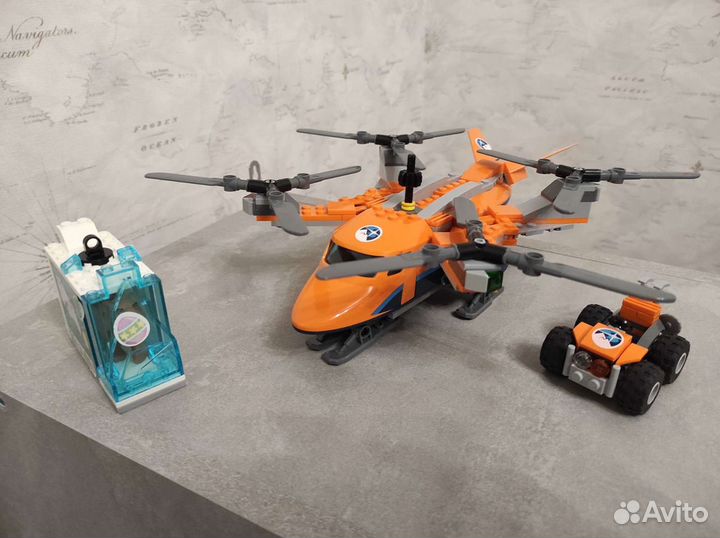 Lego City арктический вертолёт