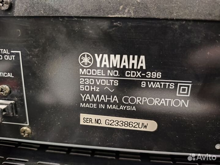 Ресивер Yamaha RX-V520RDS и disc player CDX-396