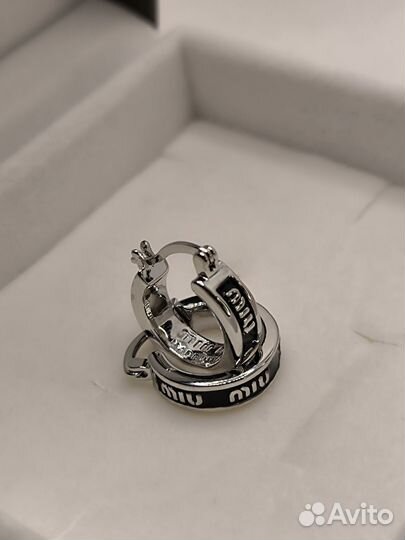 Серьги MIU Конго