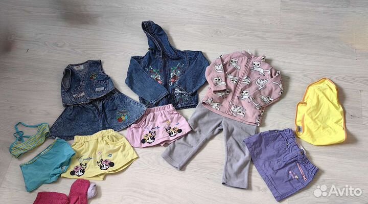 Большой пакет вещей для девочки