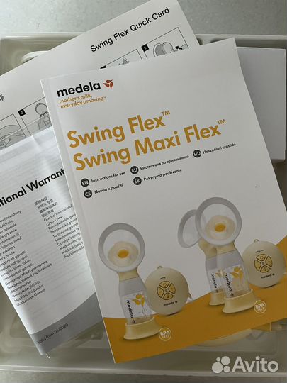 Молокоотсос электрический medela swing flex