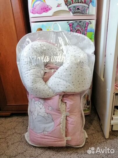 Конверт на выписку для девочки зима