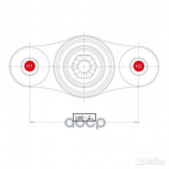 Опора шаровая hyundai sonata NF 04/grandeur ни