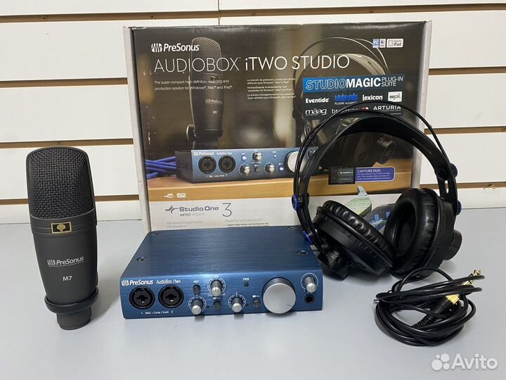 Комплект для звукозаписи PreSonus itwo studio