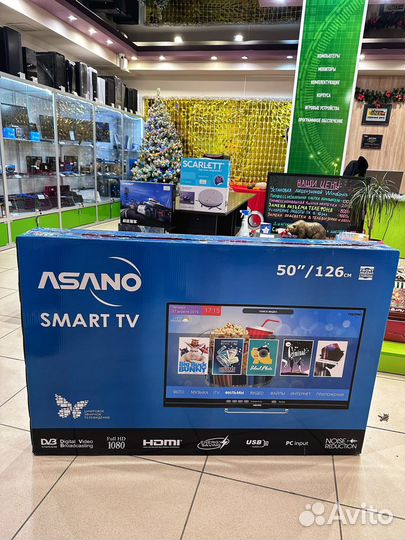 Телевизор 50 дюймов Asano SMART Full HD