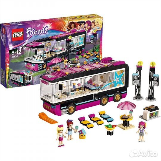 Lego френдс 41106 Гастрольный автобус поп-звезды
