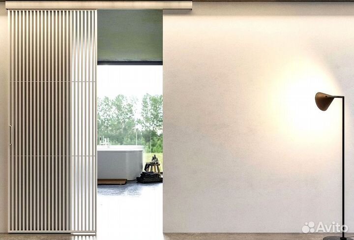 Реечная раздвижная дверь