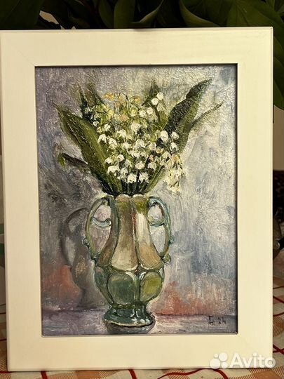 Картина маслом цветы 