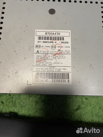 Магнитофон штатный от Lancer 10