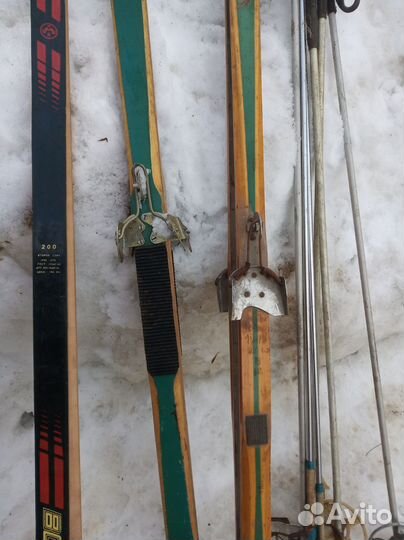 Лыжи беговые, лыжные палки