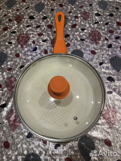 Сковорода с крышкой «Bergner» (27cm) б/у