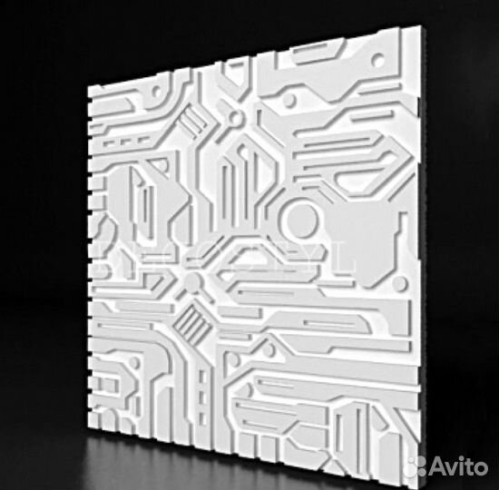 Гипсовая 3D панель DecoStyl Электрон