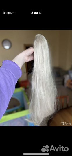 Шиньон на крабе хвост