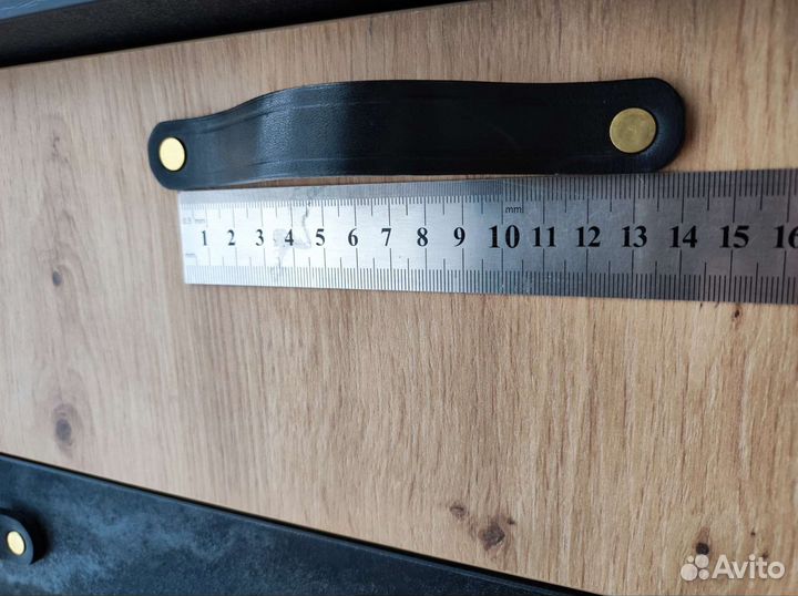 Мебельные ручки из натуральной кожи