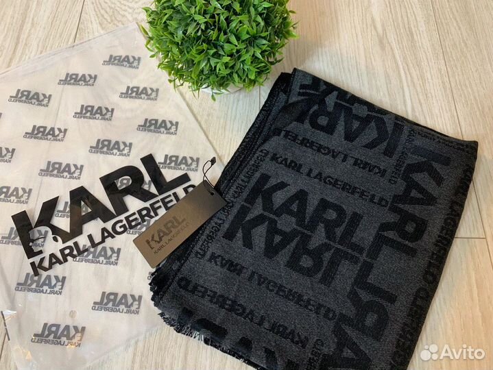 Шарф Karl Lagerfeld шёлк + шерсть