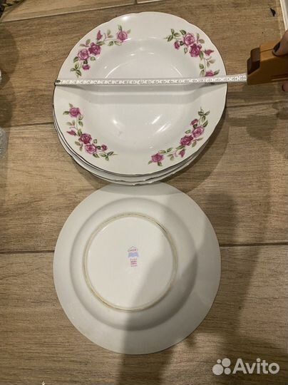 Тарелки антиквариат фарфор