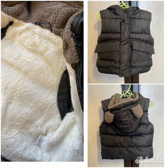 Жилет меховой детский