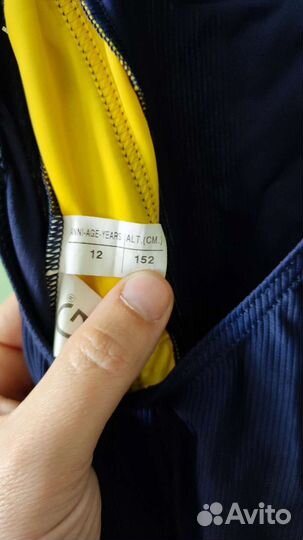 Купальник слитный спортивный для девочек