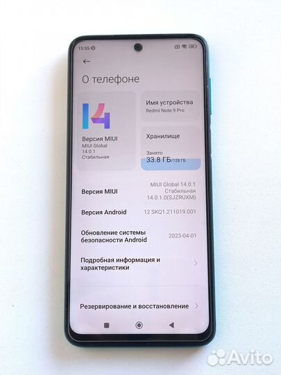Xiaomi redmi note 9 pro 6 128gb