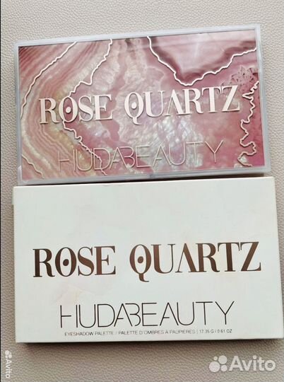 Huda beauty Rose qwartz палетка теней