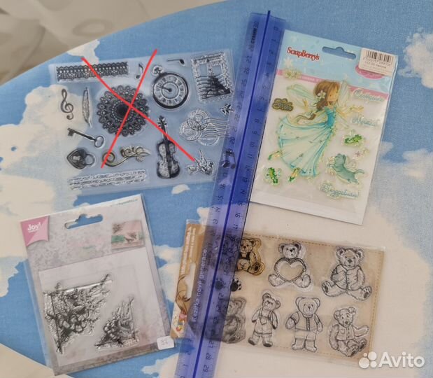 Силиконовые штампы для скрапбукинга