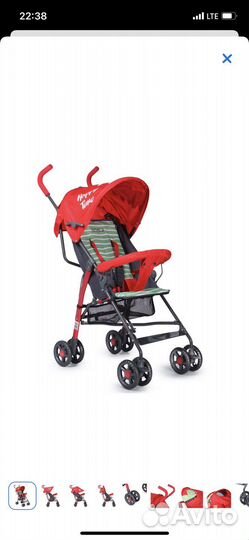 Коляска трость