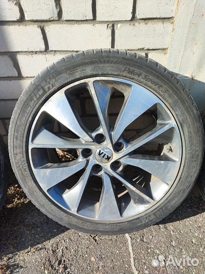 Диски с резиной r18 на kia Optima