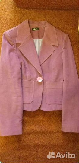Пиджак вельветовый