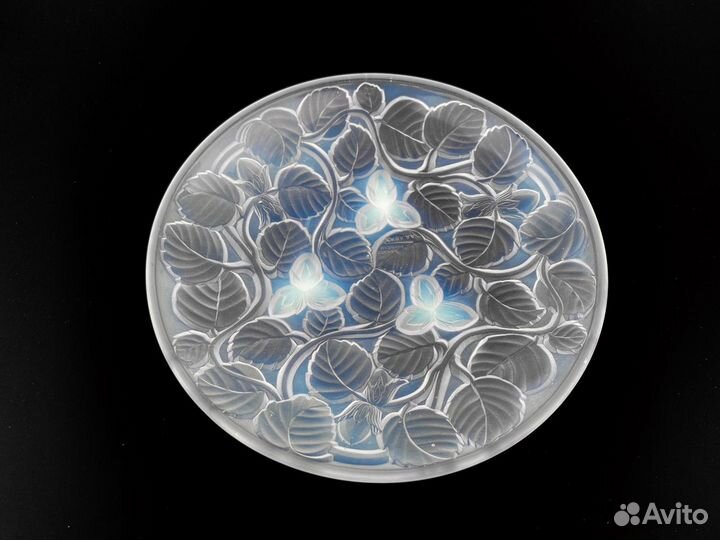 Старинная тарелка, Франция, стекло, 1930 гг
