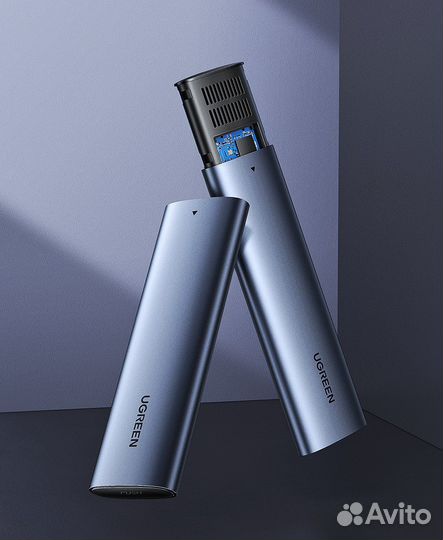 Внешний кейс M.2 SSD UGreen nvme + SATA M и B&Mkey