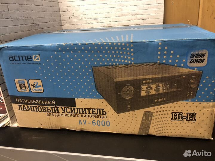 Ламповый усилитель 5.1 Acmera ACM-AV6000