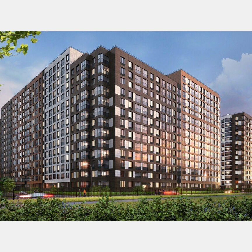 Квартира-студия, 21,6 м², 3/15 эт.