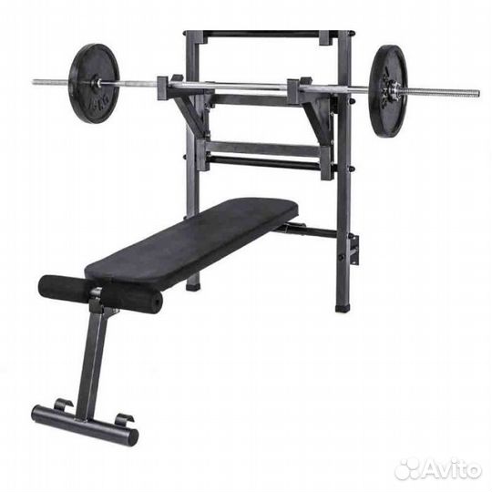 Шведская стенка с упором под штангу